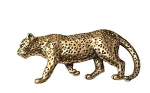 Authentic HERITGE MUSEUM REPLICAS GOLD PLATED LEOPARD BROOCH / PIN 3210