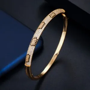 Authentic The Gilded Predator: Celestial Leopard Totem Cuff