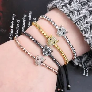 Authentic The Celestial Conduit: Micro-Pave Stardust Macrame Bracelet