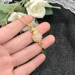 Authentic Leopard's Blessing: Protective Jade Pendant of Clarity and Strength