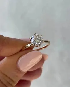 Authentic The Solar Radiance Lab-Grown Diamond Solitaire