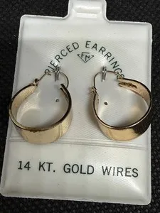 Authentic Mystic 14kt Gold Whisper Hoops – Eternal Light & Protection