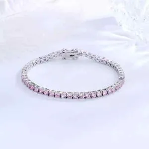 Authentic The Rose Ray Talisman: Sacred Pink Sapphire Alignment Bracelet