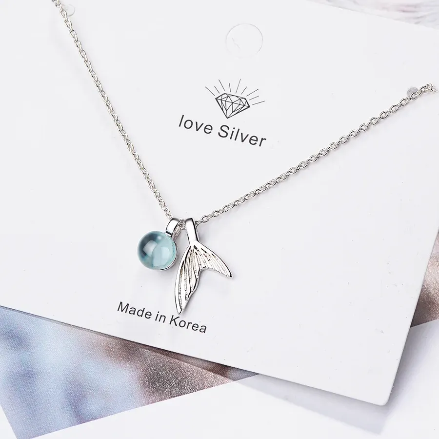 Authentic The Siren's Call: Sapphire Mermaid Tail Talisman