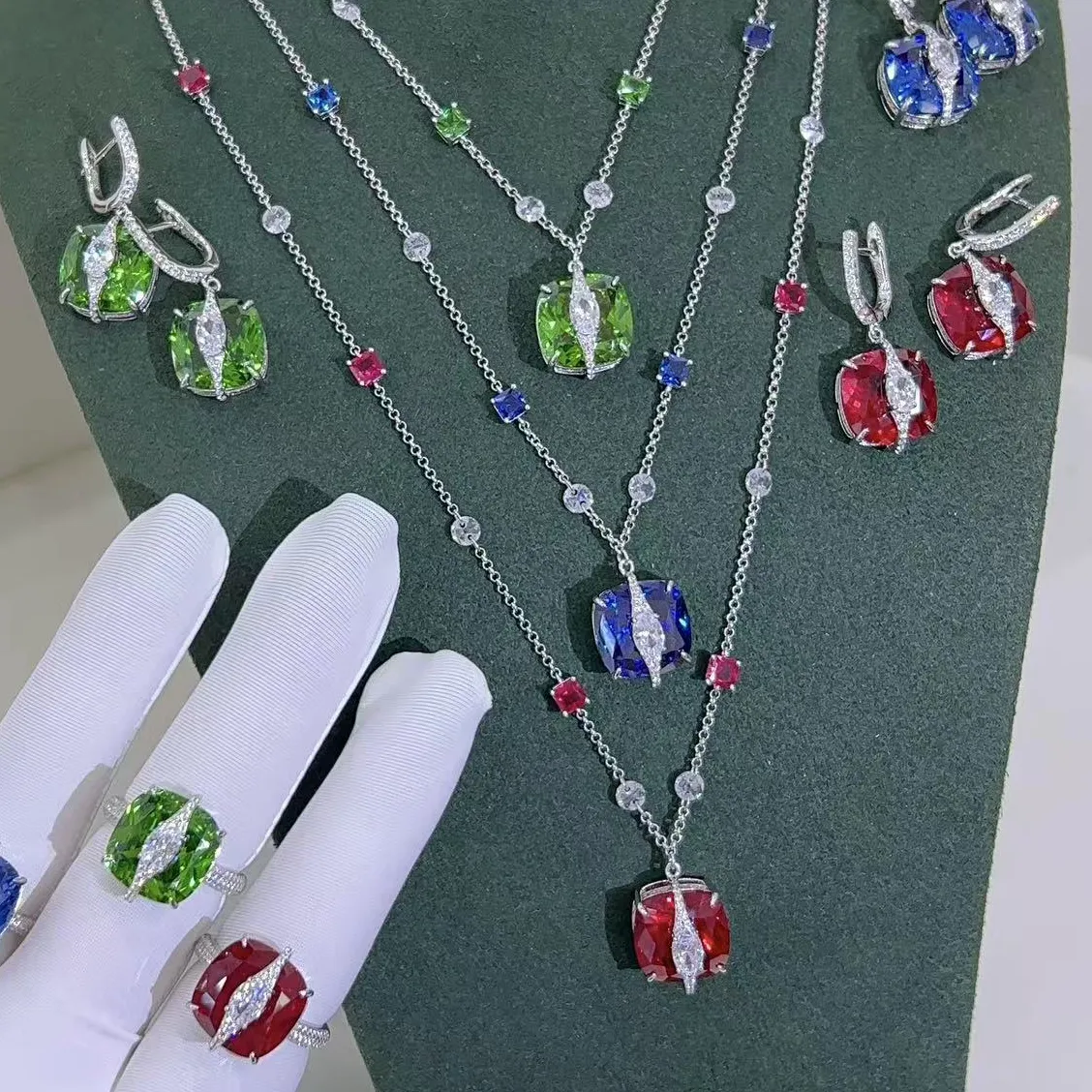 Authentic The Celestial Radiance Parure: A Trinity of Harmonious Light