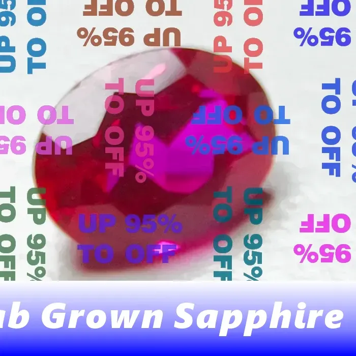 Authentic Rose‑Red Lab‑Grown Sapphire Charm Beads – Mystic Love & Protection
