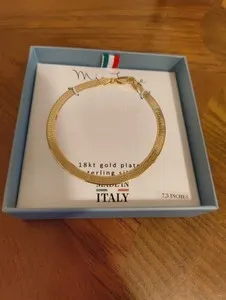 Authentic Mia Fiore 18kt Gold-plated Bracelet Made In Italy