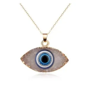 Authentic Celestial Gaze: The Gold-Plated Nazar Protection Amulet