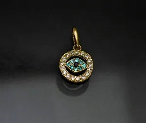 Authentic The Gilded Sentinel: Radiant Evil Eye Amulet