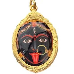 Authentic Celestial Kali Devi Gold‑Plated Amulet – Handcrafted Thai Blessing