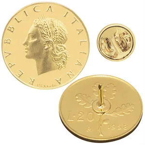 Authentic Empowered by the Goddess: 18K Gold Plated Roman Coin Brooch
