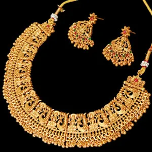 Authentic The Gilded Radiance of Lakshmi: Sacred Temple Adornment