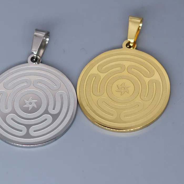 Authentic Hecate's Strophalos Talisman- Ancient Wheel Of The Crossroads Goddess