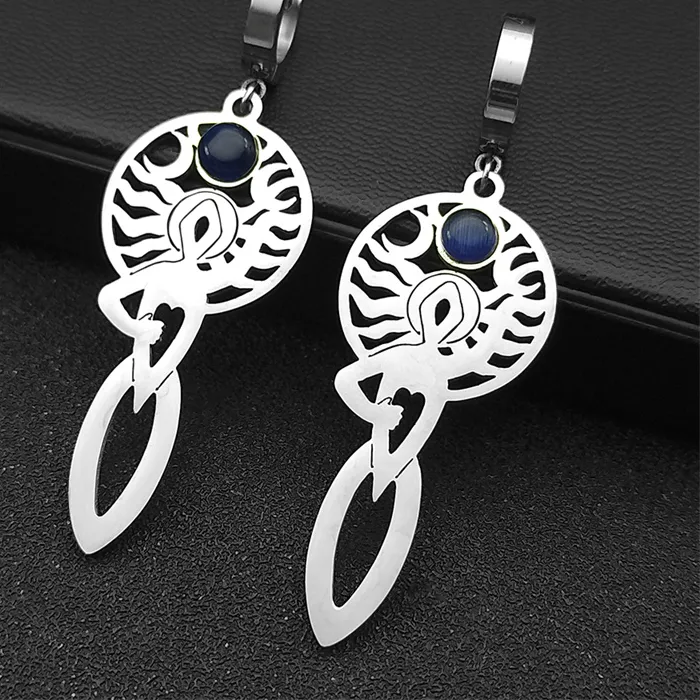 Authentic Hoops Of The Triple Moon Goddess Hecate