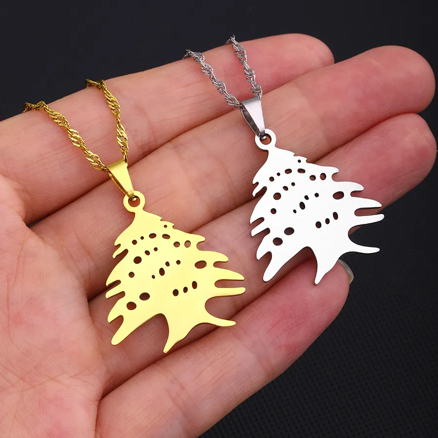 Authentic Cedar of Lebanon Sacred Map Pendant – Gold‑Plated Unity Amulet
