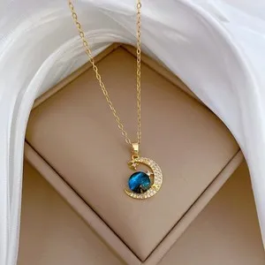 Authentic Celestial Embrace: The Lunar Star Galaxy Amulet