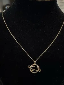 Authentic Celestial Rings of Chronos Gold-Plated Saturn Talisman