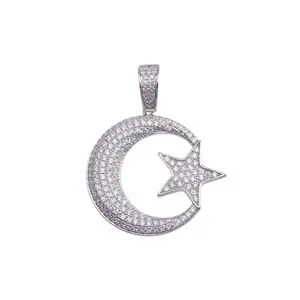 Authentic Celestial Embrace: Moon, Star & Galaxy Amulet