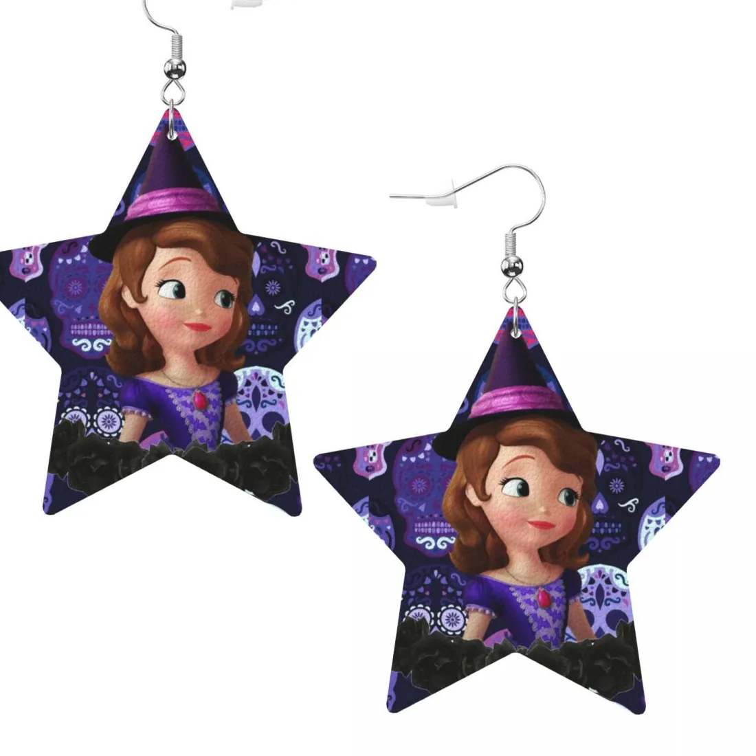 Authentic Earthbound Grace Custom Leather Drop Earrings