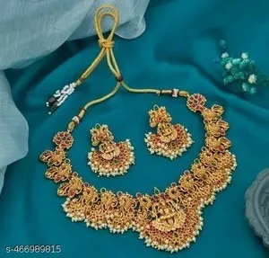 Authentic Celestial Pearl Choker: A Golden Veil of Protection