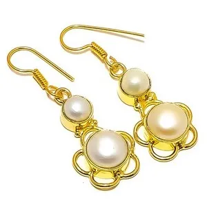 Authentic Luminous Tide: Celestial Pearl & Gold Sacred Orbs