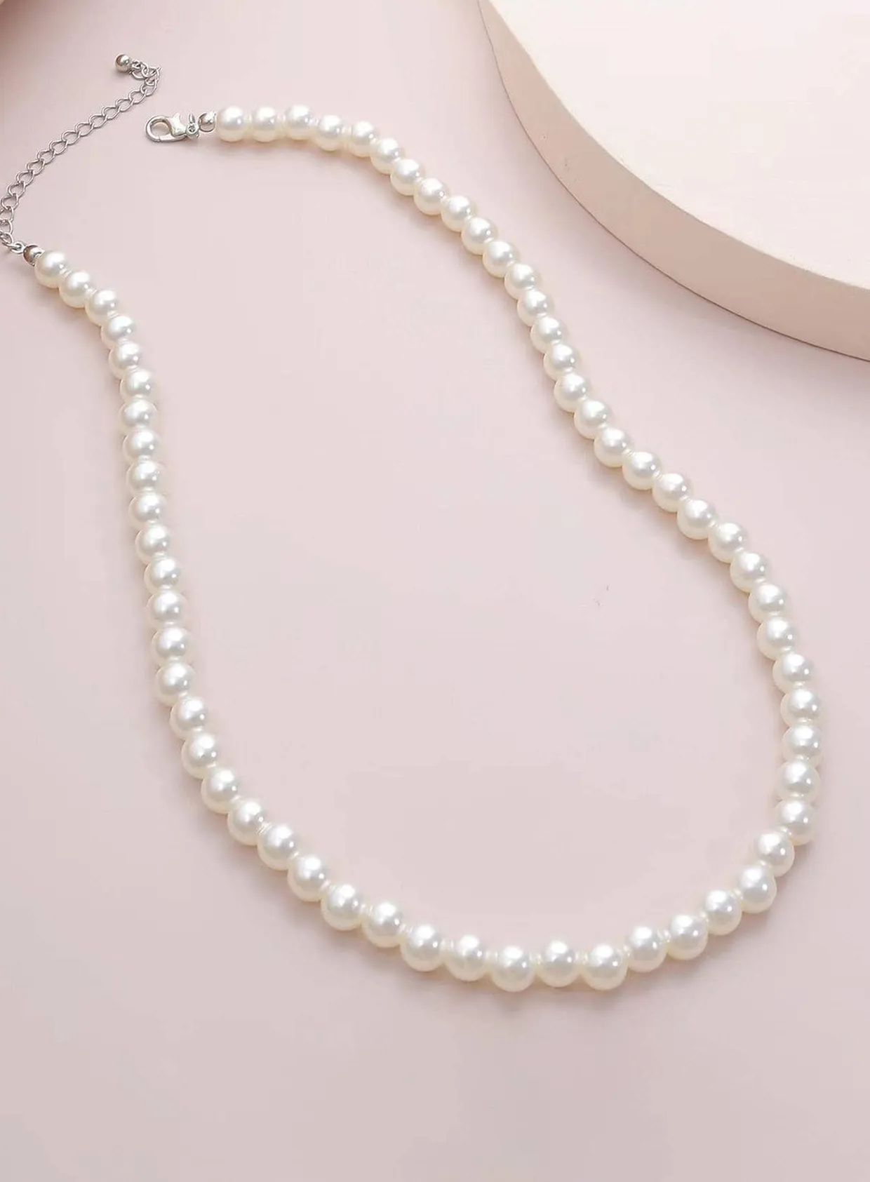 Authentic Faux Pearl Beaded Necklace