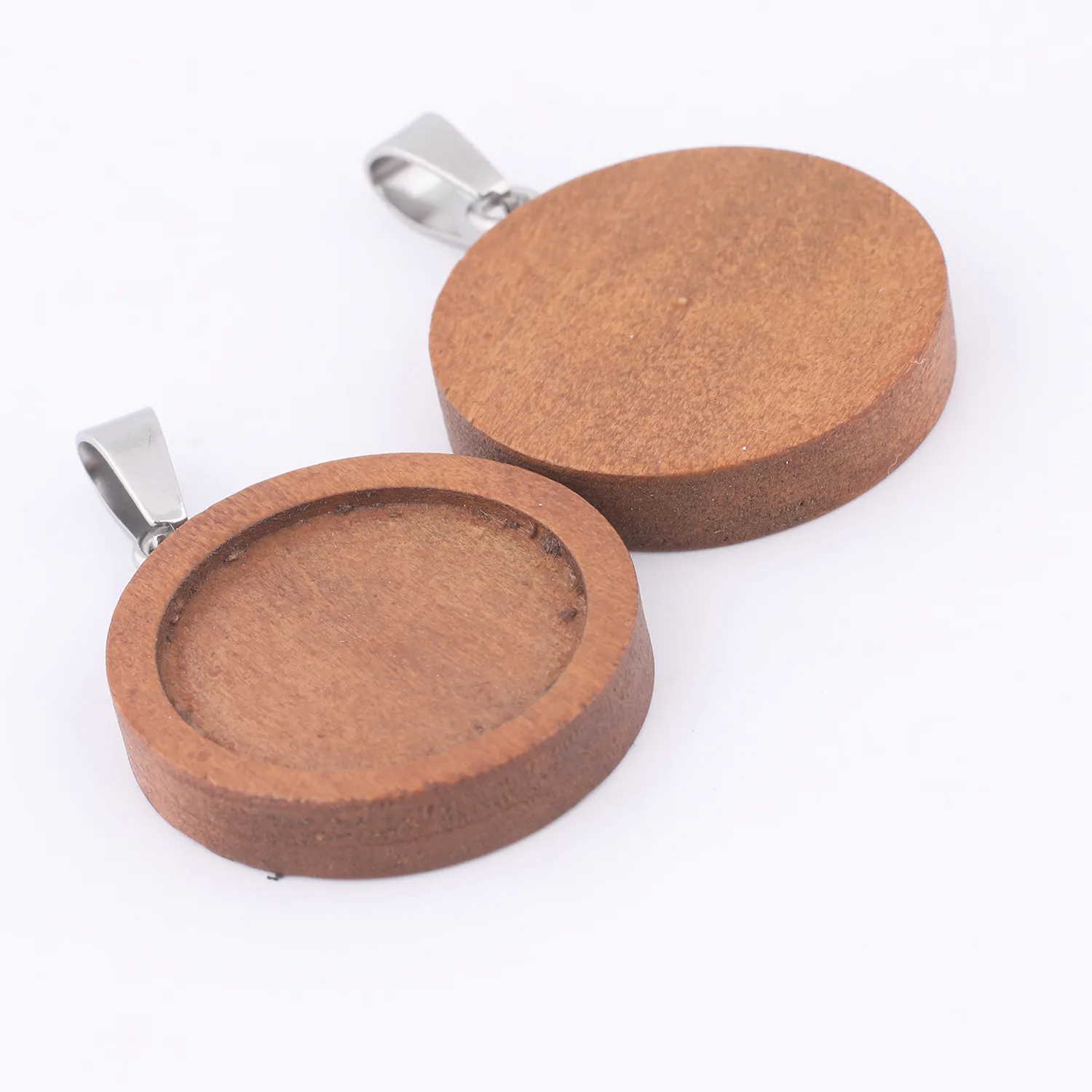 Authentic Sacred Vessels of Earth: Ten Wooden Cabochon Bases