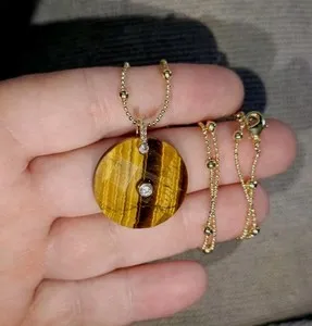 Authentic Eye of the Tiger: Golden Talisman of Courage