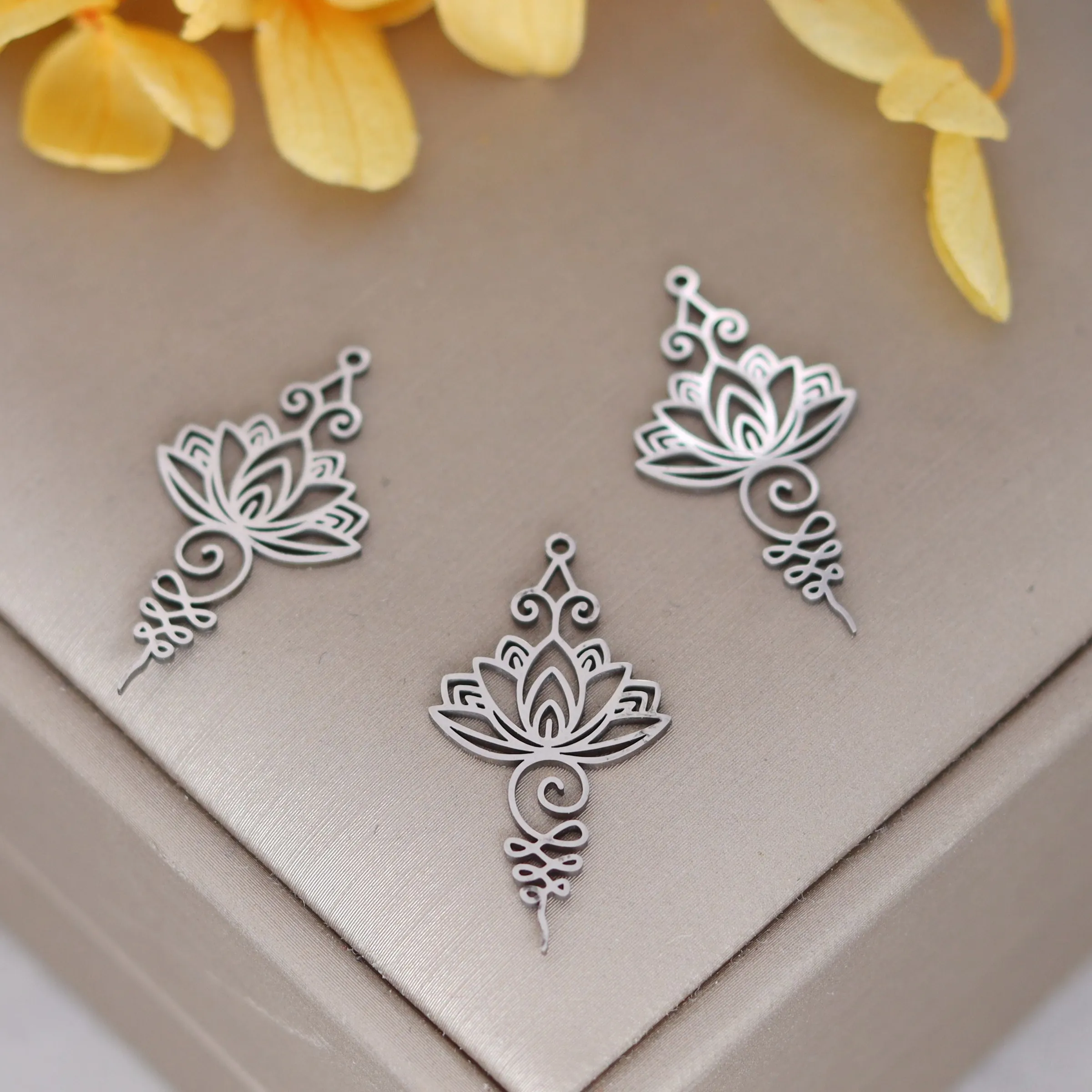 Authentic Trio of Awakening: Unalome Lotus and Sacred Om Talismans