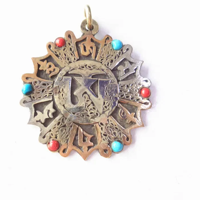 Authentic The Resonance of Eternity: Tibetan Six-Syllable Mantra Amulet