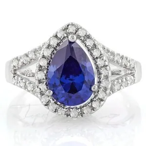 Authentic Celestial Tanzanite & Diamond Ethereal Gypsy Band
