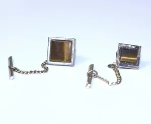 Authentic Dual Guardians of the Golden Gaze Tiger Eye Talisman Pins