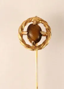 Authentic The Gilded Eye of Vigilance: Sacred Tiger Eye Talisman