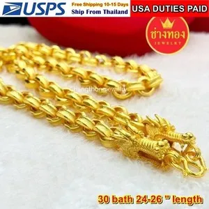 Authentic Empowered Dragon's Blessing: 24k Gold Plated Taro Necklace