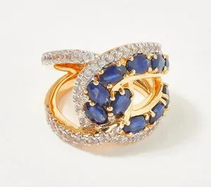 Authentic The Sapphire Interlock Band of Celestial Harmony