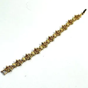 Authentic VTG AVON Precious Pretenders Filigree Bracelet Gold Plated 7.25"