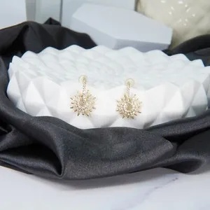 Authentic Premium Star Radiance Gold Plated Silver Post Fine Jewelry Earrings