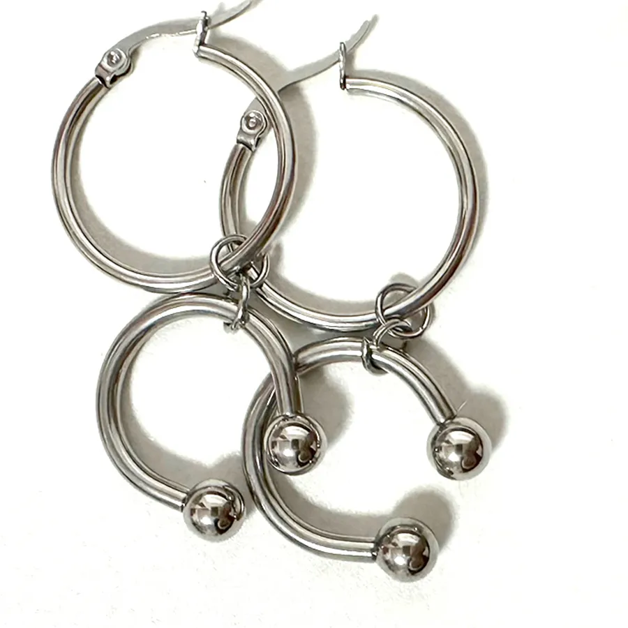 Authentic Enchanted Horseshoe Halo Earrings – U‑Shaped Chakra Guardians