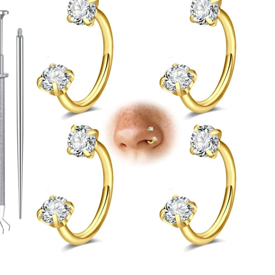Authentic The Celestial Horseshoe C-Ring Set of Alignment and Fortune