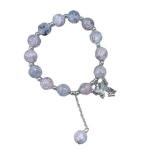 Authentic The Verdant Harmony Gold-Plated Jade Glass Bracelet