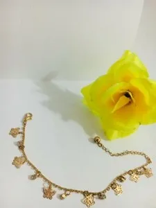 Authentic 22K GOLD PLATED HIGH STANDARD BUTTERFLY BRACELET FOR GIRLS LADIES WOMEN