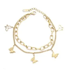 Authentic The Ethereal Transformation Gold-Plated Butterfly Bracelet