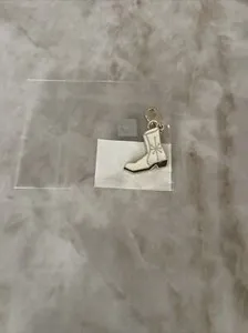 Authentic Elvis White Boot Amulet: Protection and Freedom
