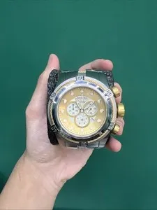 Authentic INVICTA RESERVE Gold Plated 18k Boot Zeus