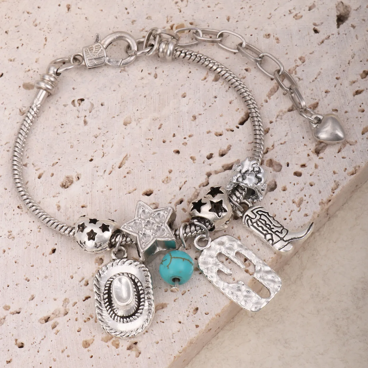 Authentic Celestial Cactus Guardian: Enchanted Western Bracelet
