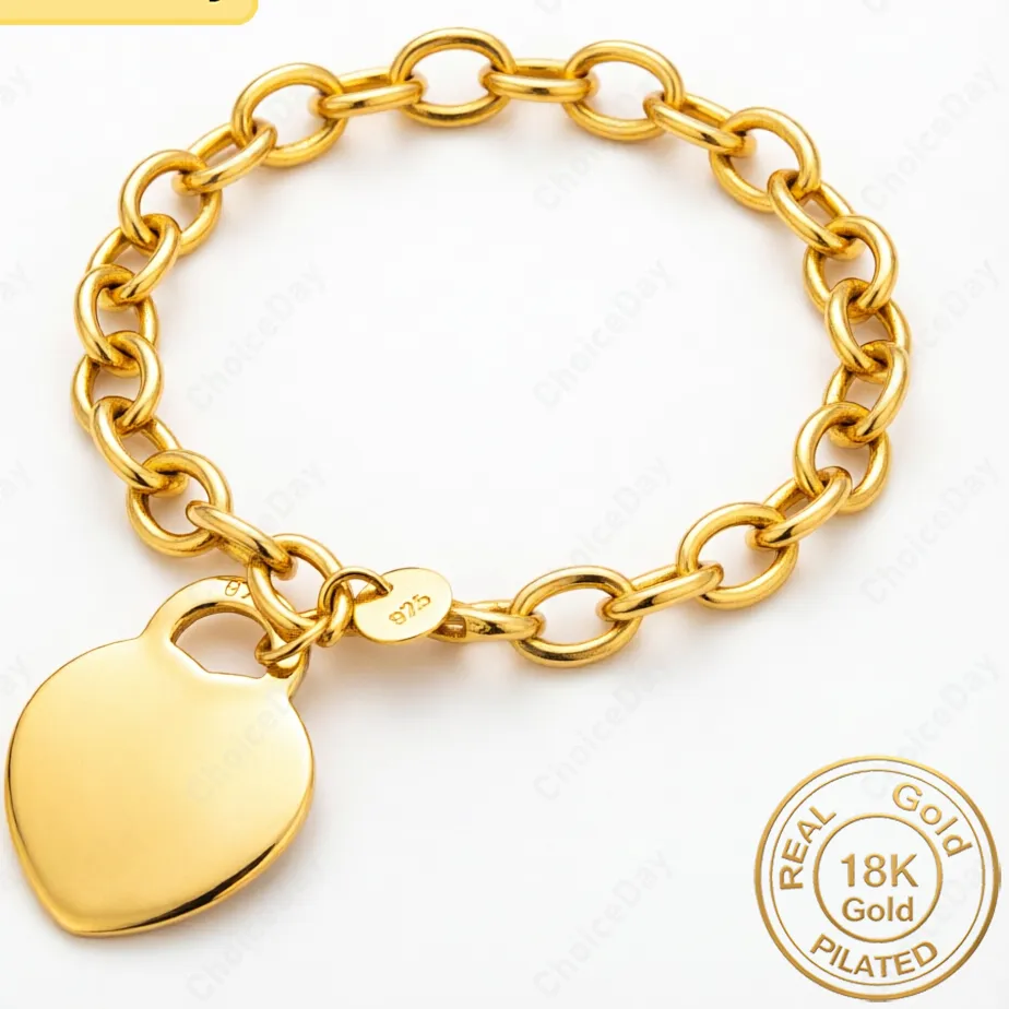 Authentic The Keeper of Hearts: 18K Gold-Plated Sacred Lock Bracelet