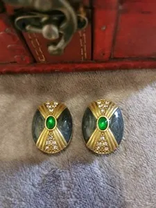 Authentic Celestial Enamel Studs: A Radiant Alignment of Gold and Glaze