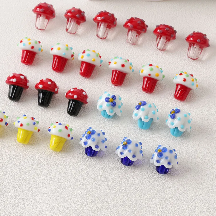 Authentic Celestial Confection: The Sacred Glass Glaze Cake Pendants