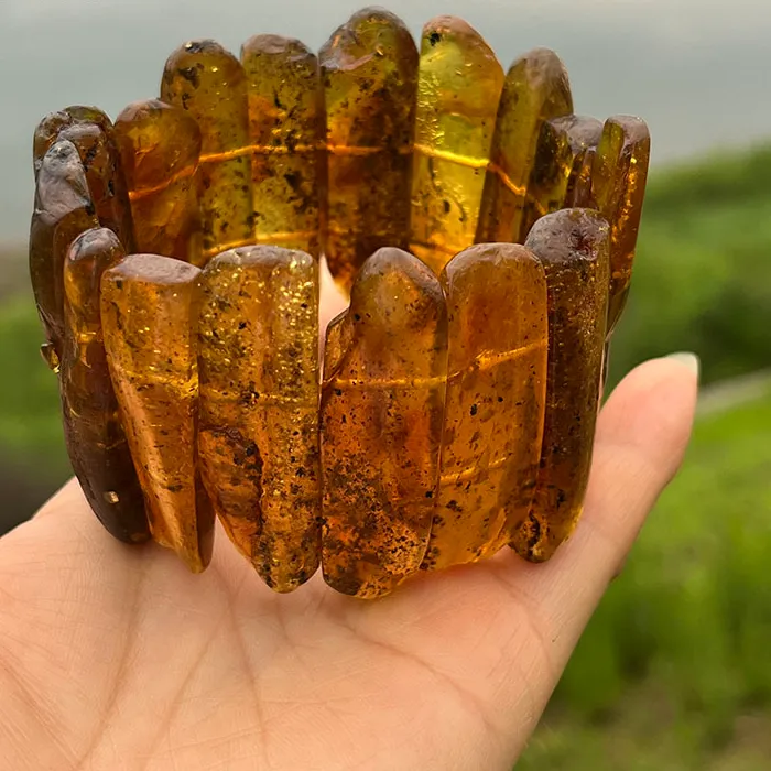 Authentic The Golden Embrace of Baltic Amber - A Talismanic Bracelet