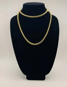 Authentic Premier Designs Gold Plated Wheat Chain Necklace 36"